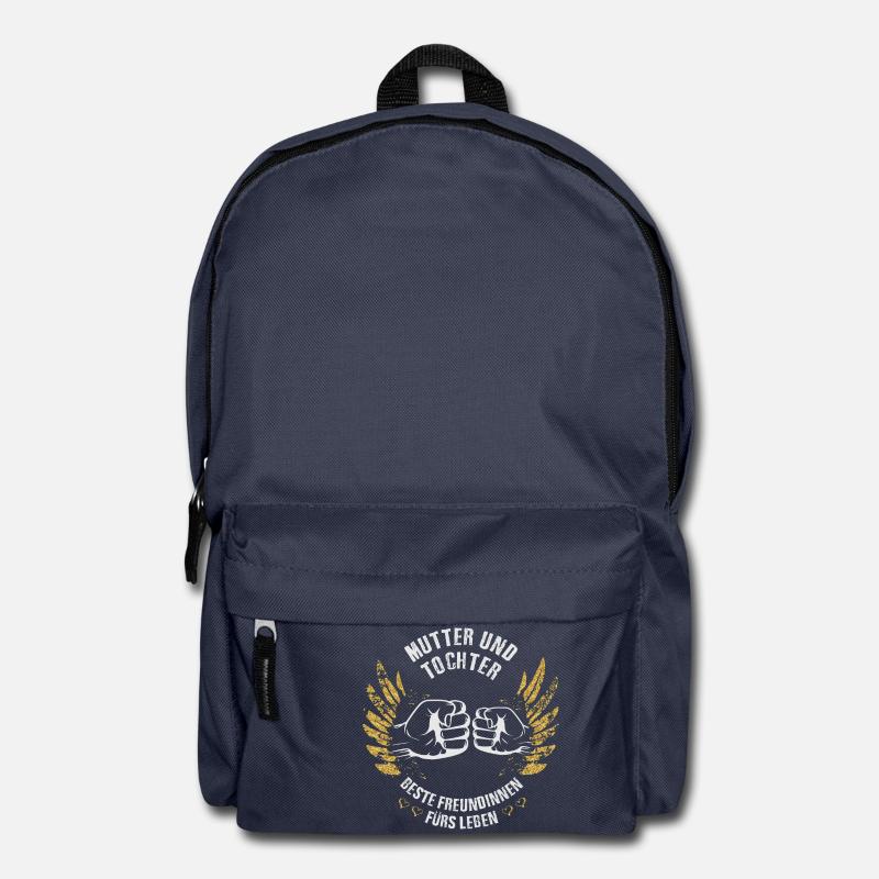 Mutter und Tochter Freundinnen - Rucksack - Navy