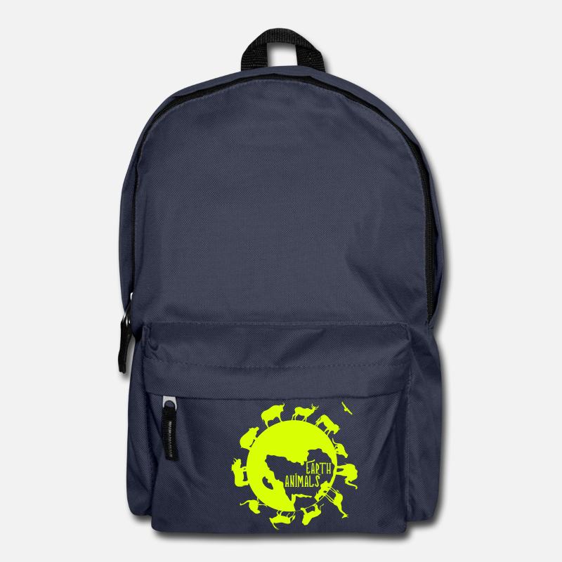 Animaux de la Terre - Notre faune - Sac à dos - bleu marine