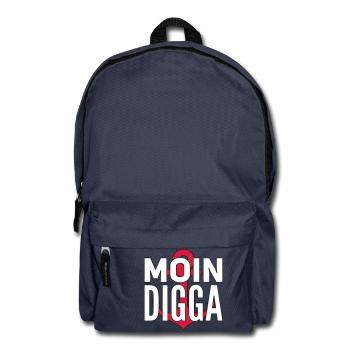 Moin Digga Hamburg - Rucksack - Navy - Vorne