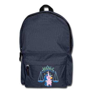Einhorn Sternzeichen Waage - Rucksack - Navy - Vorne