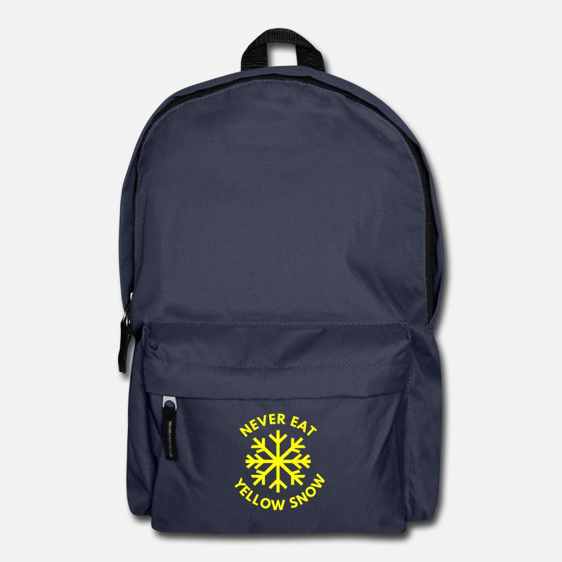 Never eat yellow snow! - Backpack - navy