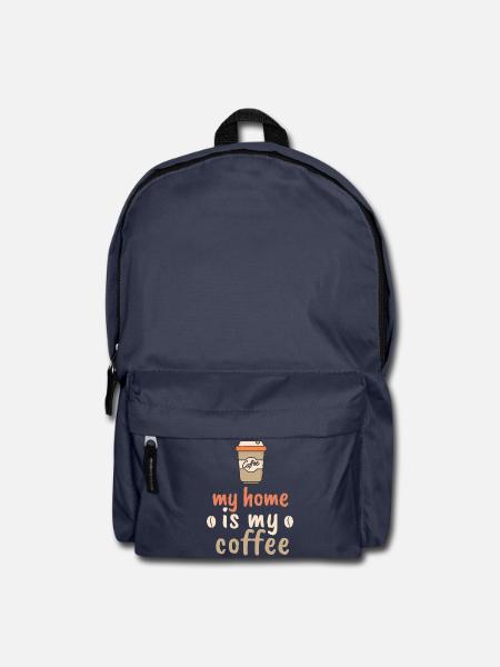 My Home Is My Coffee color - Rucksack - Navy