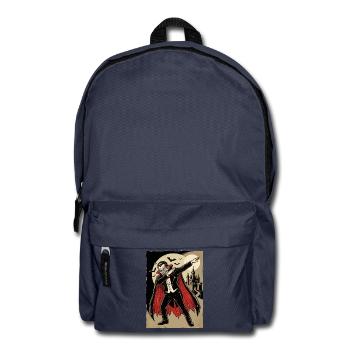Dabbing Vampire – Funny Horror Cartoon - Backpack - navy - Front