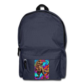 Dinosaurier - Rucksack - Navy - Vorne