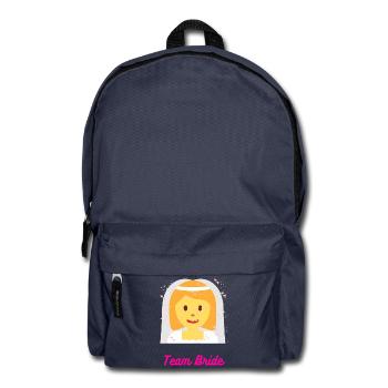 Team Bride - Bachelor Party Bride - Backpack - navy - Front