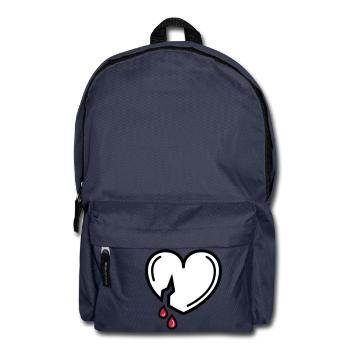 Amour sanglant - Sac à dos - bleu marine - Devant