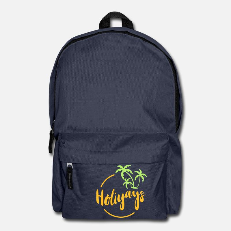 Vacation. Travel. Reise. Ferien. Trip. Geschenk - Backpack - navy
