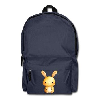 Süßes kleines Kaninchen – Niedliche Babyillustration - Rucksack - Navy - Vorne