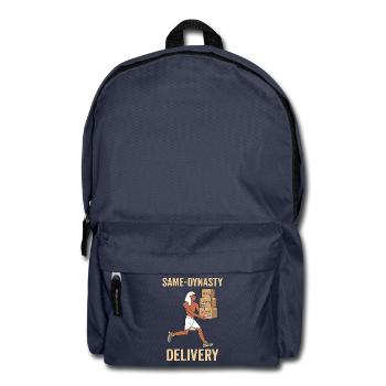 Paketbote Hieroglyphen Pakete - Rucksack - Navy - Vorne