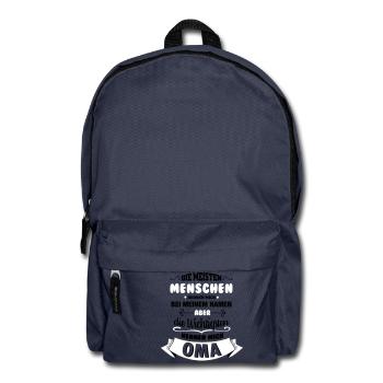 Beim Namen nennen - Oma - Rucksack - Navy - Vorne