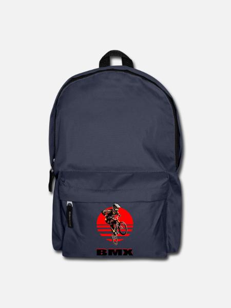 Vélo BMX - Sac à dos - bleu marine