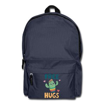 Cactus Mignon Câlins Gratuits - Sac à dos - bleu marine - Devant