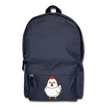 Huhn, Hühner, Bauern, Landwirtschaft Geschenk  - Rucksack - Navy - Vorne