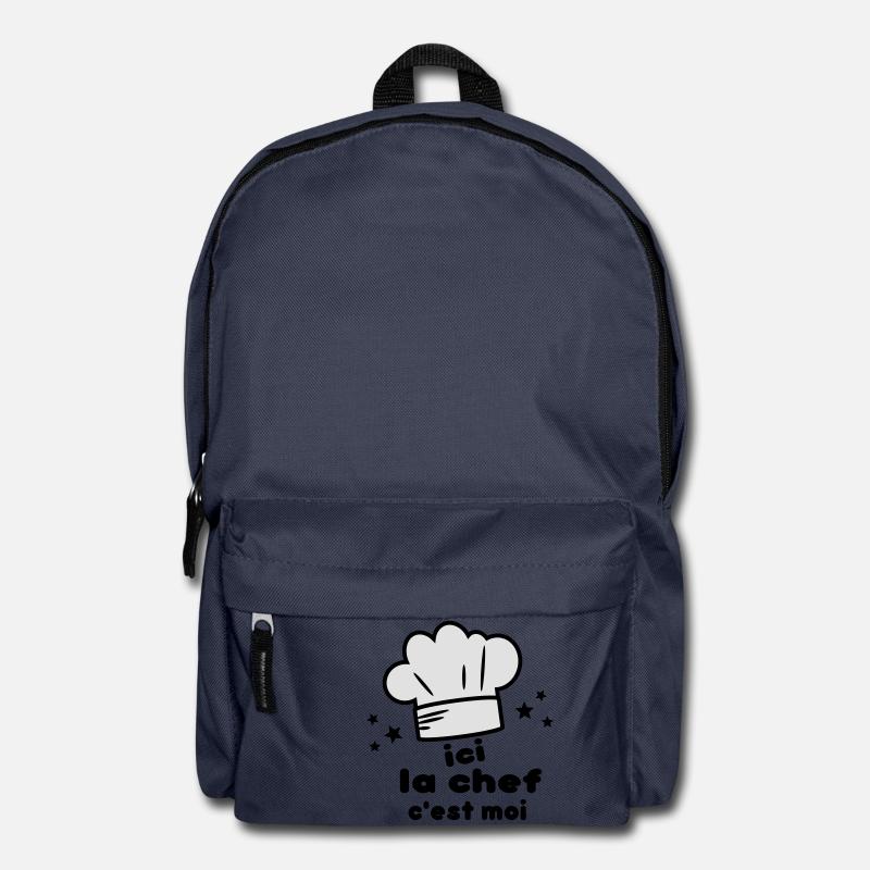 c'est moi(la chef) - Sac à dos - bleu marine