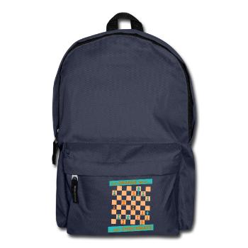 The ORANGE move ... and CHECKMATE - Anastasia - Backpack - navy - Front