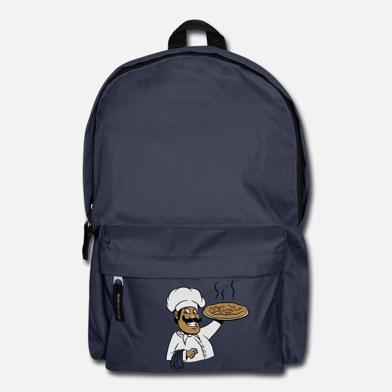 kochen koch pizza - Rucksack - Navy