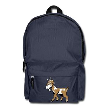 Ziege freundlich lieb - Rucksack - Navy - Vorne