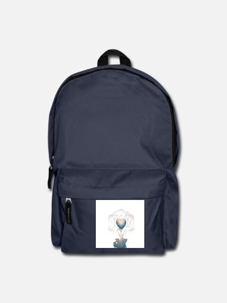 Thetraeder Herz - Rucksack - Navy
