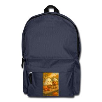 Halloween Geist am Kochen - Rucksack - Navy - Vorne
