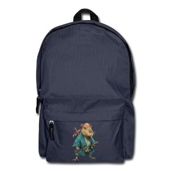 Capybara Ninja - Backpack - navy - Front