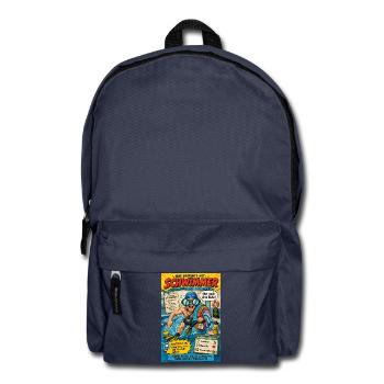 Der Schwimmer – nur noch eine Bahn - Rucksack - Navy - Vorne