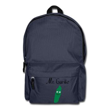 Gurke Baby Geburt Geschenk - Rucksack - Navy - Vorne