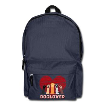 Doglover pour les vrais amoureux des chiens # - Sac à dos - bleu marine - Devant