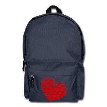COUPLE. JUST MARRIED. Bachelorette party. VALENTINE'S DAY. LOVE. - Backpack - navy - Front