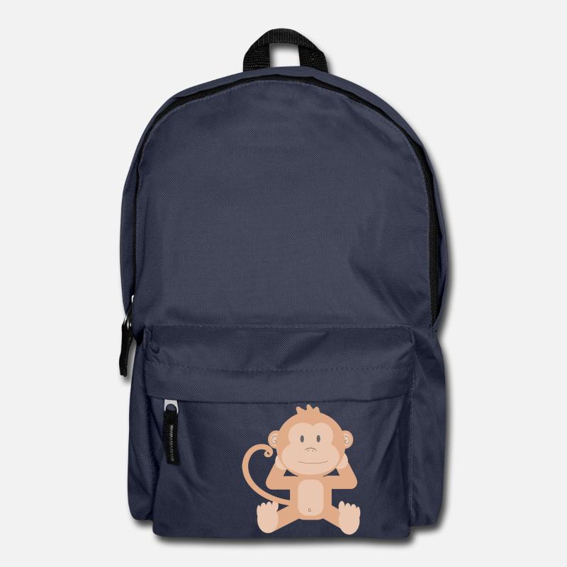 singe - Sac à dos - bleu marine
