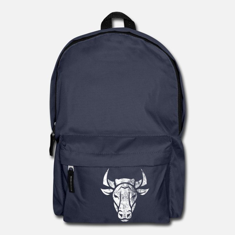 Tête de taureau - Sac à dos - bleu marine