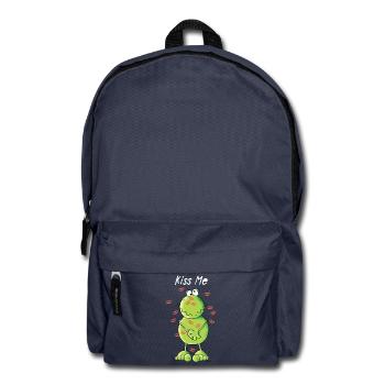 Kiss Me Frosch - Rucksack - Navy - Vorne