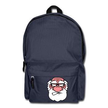 gesicht kopf boese veraergert wuetend sauer schlec - Rucksack - Navy - Vorne