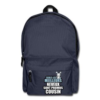 les meilleurs neveux sont promus cousin - Sac à dos - bleu marine - Devant