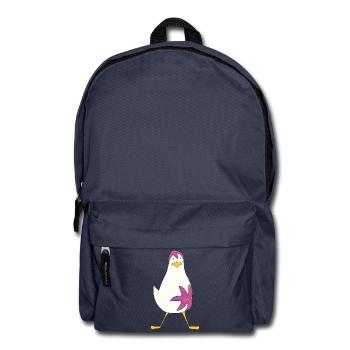 Seestern-Möwe, ich hänge an dir... - Rucksack - Navy - Vorne