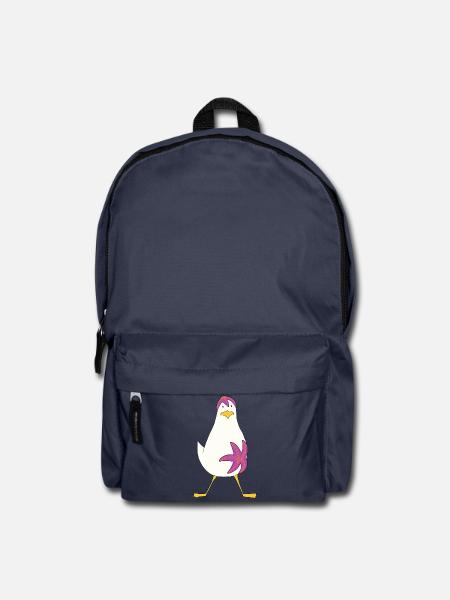 Seestern-Möwe, ich hänge an dir... - Rucksack - Navy