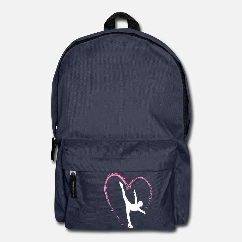 Eiskunstlauf Schlittschuhlauf Eis Figuren Tanz - Rucksack - Navy