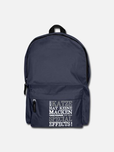 Mein Tier hat Macken Tierfreund Hund Katze Pferd - Rucksack - Navy