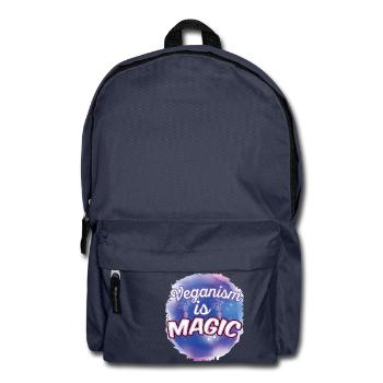 Veganer Vegetarier Tierschutz Geschenkidee - Rucksack - Navy - Vorne