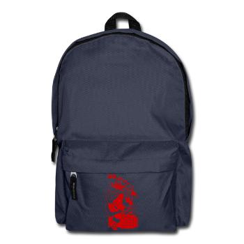 Santa Claus with gifts - Backpack - navy - Front