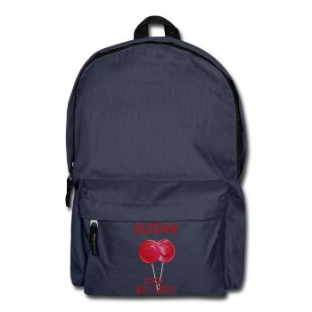 Sweet Candy Love I Know But I Love It Shirt - Rucksack - Navy - Vorne