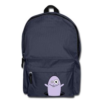 WILLY der freundliche Wurm 1 - Rucksack - Navy - Vorne