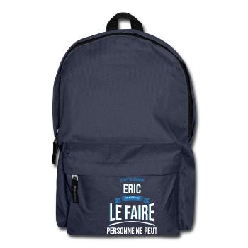 Eric personne ne peut cadeau - Sac à dos - bleu marine - Devant