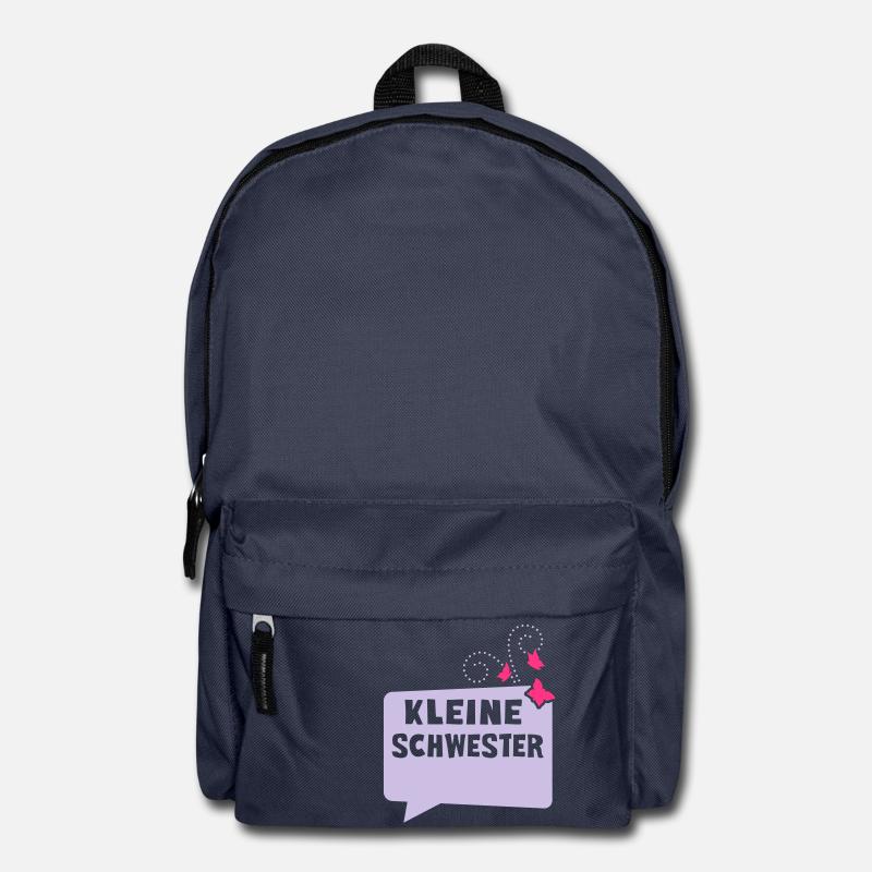 Little Sister - speech bubble - Backpack - navy