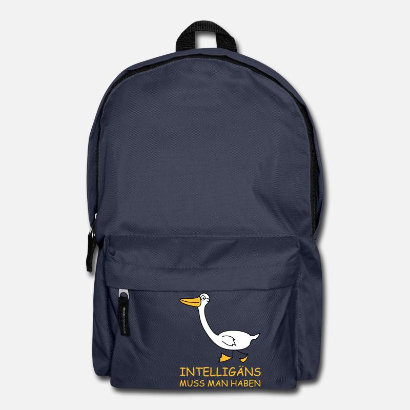 Intelligente Gans (b) - Rucksack - Navy