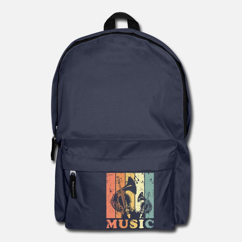 Vintage Classical Music - Backpack - navy