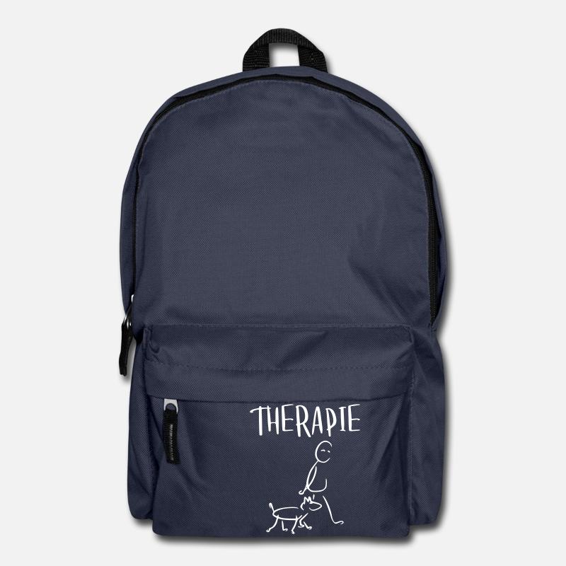 Gassi gehen Therapie - Rucksack - Navy