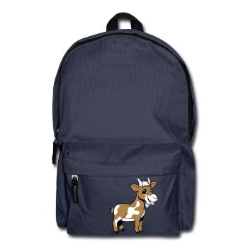 Ziege meckern lächeln - Rucksack - Navy - Vorne