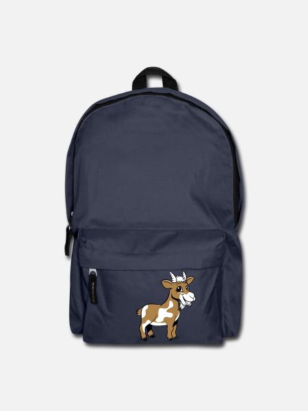 Ziege meckern lächeln - Rucksack - Navy