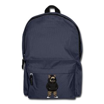 Bouledogue français Frenchie Propriétaire de Frenchie - Sac à dos - bleu marine - Devant