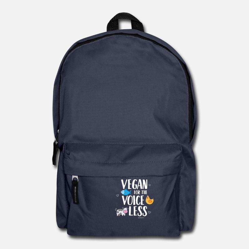Vegan For The Voiceless - Backpack - navy